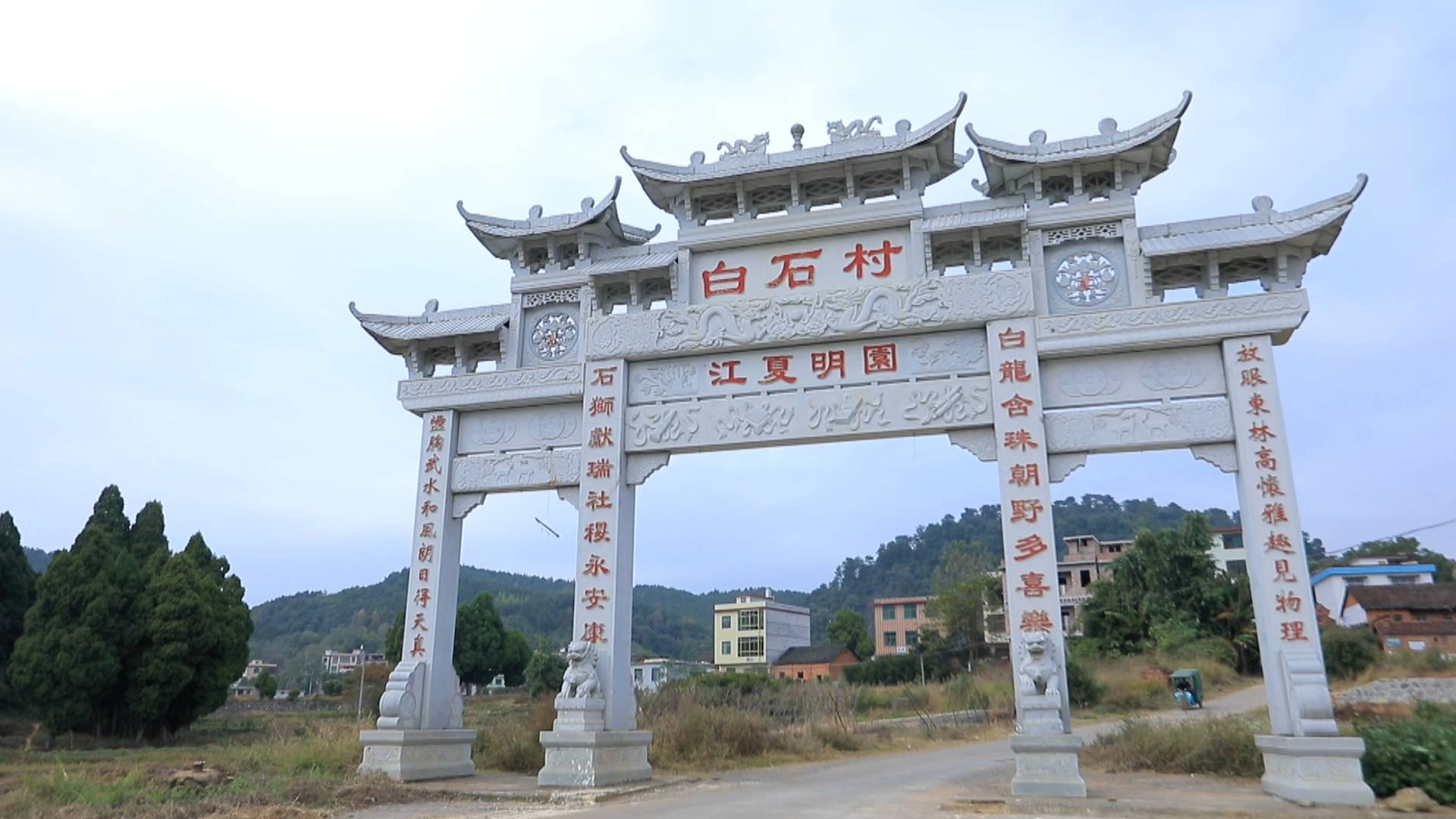 临武县汾市镇白石村:文明新村传新风